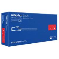 Nitrylex BASIC BLUE rukavice - velikost L