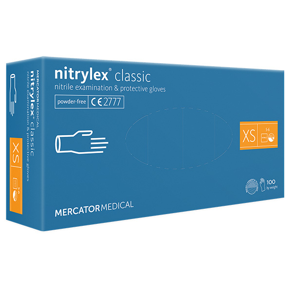 Nitrylex Classic BLUE rukavice - vel.XS - zvìtšit obrázek