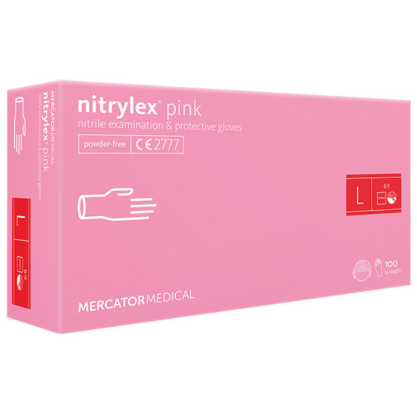Nitrylex PINK rukavice-velikost M - zvìtšit obrázek